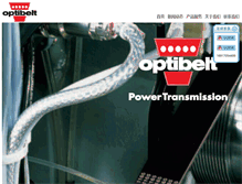 Tablet Screenshot of opti-belt.com